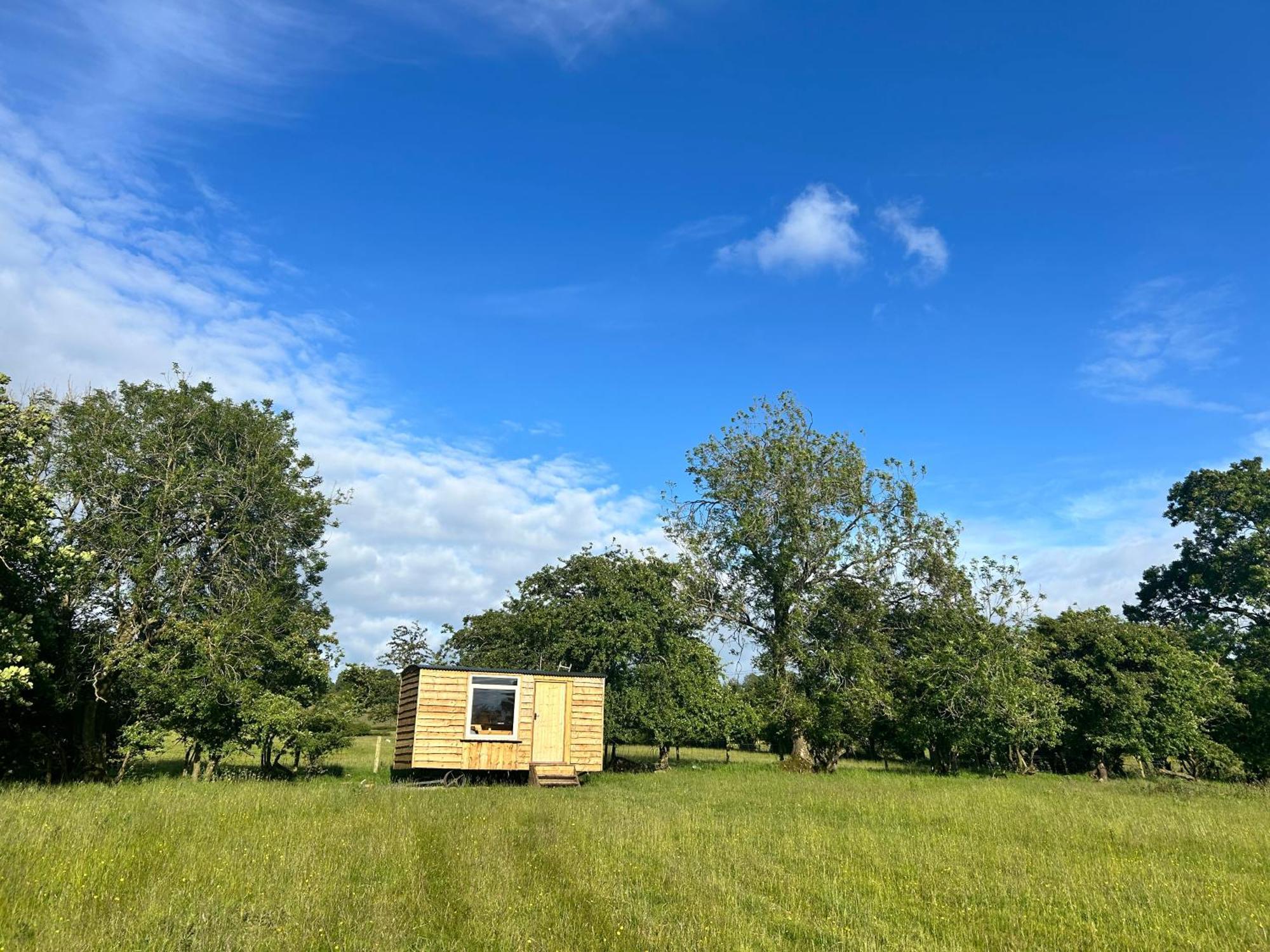 Off Grid Shepherds Hut Hotel Llansilin Exterior photo